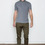 Wings + Horns - Black Camo Collar Polo