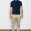 Wings + Horns - Enzyme Wash Camo Collar Polo