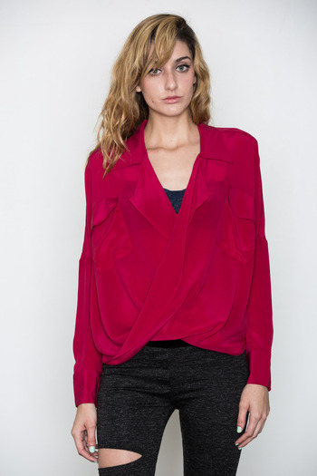 Funktional - Silk Fold Front Top