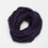 Wings + Horns - Heather Purple Static Rib Knit Tube Scarf