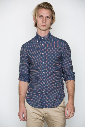 Gitman Bros. Vintage - Japanese Red/Blue Dot