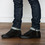 Wings + Horns - Black Suede Hi-Top Sneaker