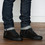 Wings + Horns - Black Suede Hi-Top Sneaker