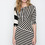 Addison - Angular Stripe Jersey Dress
