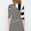 Addison - Angular Stripe Jersey Dress