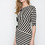 Addison - Angular Stripe Jersey Dress