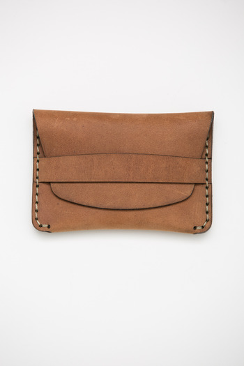 Makr - Khaki Chamois Slim Flap Wallet