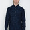 Wings + Horns - Indigo Camo Jacquard Shirt