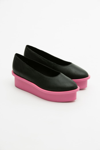 Cheap Monday Women's - Contrast Platform Ballerina Flat