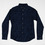 Wings + Horns - Indigo Camo Jacquard Shirt