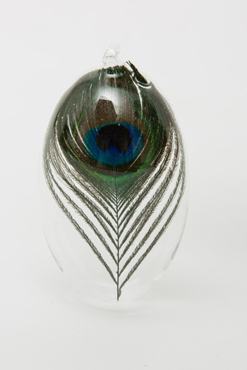 Roost - Small Peacock Feather Ornament