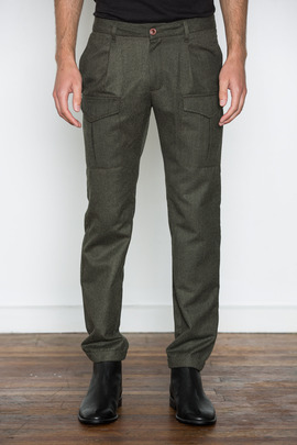 Kai-aakmann Men's Slim Cargo Pant