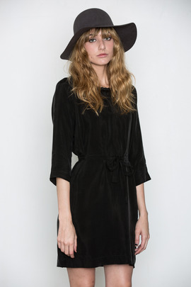 Minimarket Leather Trimmed Eliv Dress