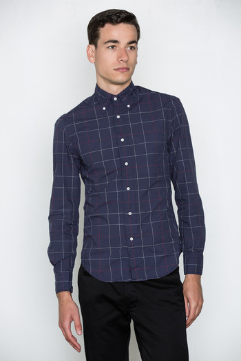 Gitman Bros. Vintage - Navy Plaid (1979)