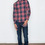Gitman Bros. Vintage - Red/Navy Hopsack Plaid
