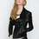 VEDA - Textured Max Classic Leather Jacket