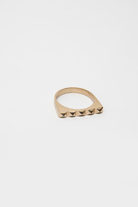 TOMTOM Bronze Studder Stack Ring