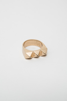 TOMTOM Bronze Large Studder Stack Ring