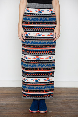 Kai-aakmann Women's Crazy Fair Isle Skirt