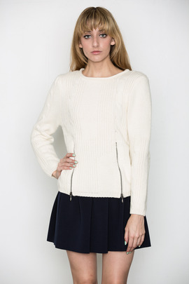 Ann-Sofie Back Cable Knit Sweater