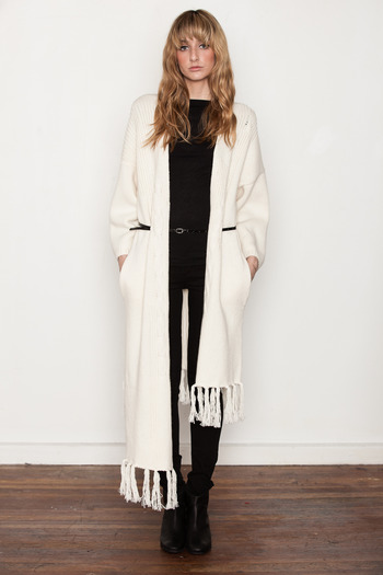 Ann-Sofie Back - Cable Knit Belted Cardigan