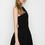 T by Alexander Wang Women's - Black Neoprene Sleeveless Dress