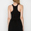 T by Alexander Wang Women's - Black Neoprene Sleeveless Dress