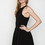 T by Alexander Wang Women's - Black Neoprene Sleeveless Dress