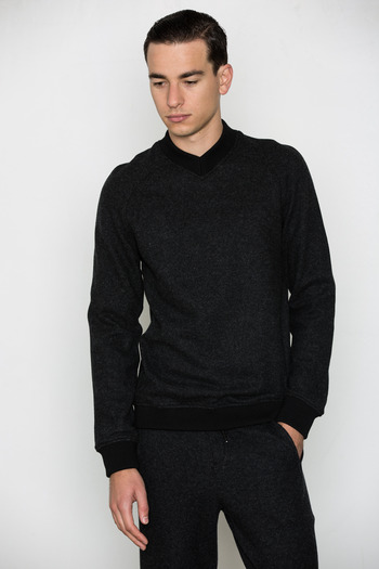 T by Alexander Wang Men's - Brushed Wool V-Neck