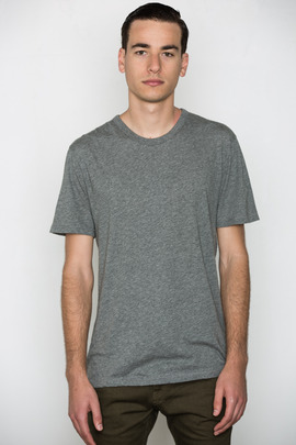 T by Alexander Wang Men's Heather Grey Classic S/S Tee