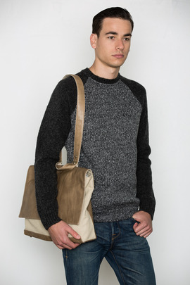 Haerfest Taupe/Bone Combo Messenger