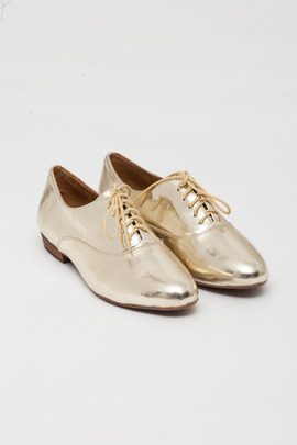 Jeffrey Campbell Gold Uniform Oxford