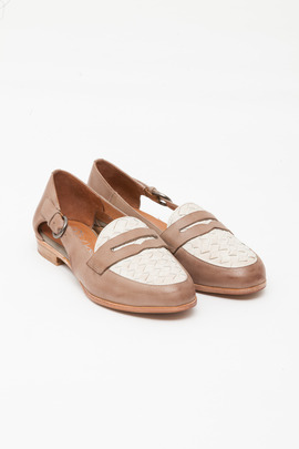 Jeffrey Campbell Vernon Woven Cut-out Loafer