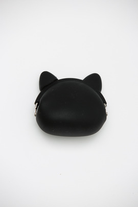 Ikuyo Ejiri Black Pochi Cat Coin Purse