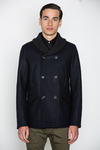 Wings-horns-ribbed-collar-peacoat