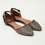 Jeffrey Campbell - Black/Nude Woven Lovin Ankle Strap Flats