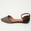 Jeffrey Campbell - Black/Nude Woven Lovin Ankle Strap Flats