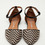Jeffrey Campbell - Black/Nude Woven Lovin Ankle Strap Flats
