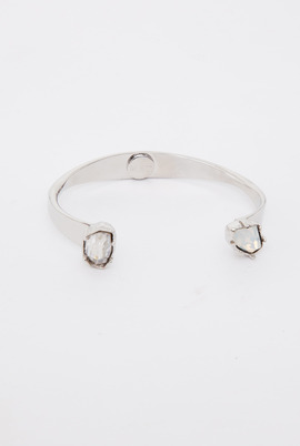 Made Her Think Rhodium Dame Open Cuff