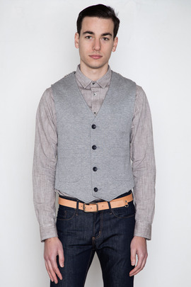 Wings + Horns Double-Faced Knit Vest