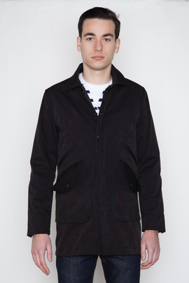 Wings + Horns Knitted Nylon Mac Coat