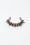 Joomi-lim-burgundy-black-spike-cuff