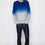 Robert Geller - Exclusive Cobalt Dip-Dye Sweatshirt