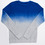 Robert Geller - Exclusive Cobalt Dip-Dye Sweatshirt