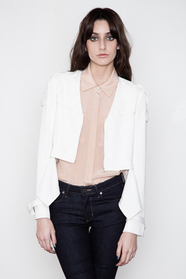 Funktional White Image Cut Jacket