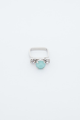 Joomi Lim Mint Contrast Crystal Ring