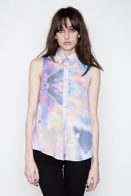 Cameo Revelry Sleeveless Printed Shirt