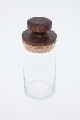 Fort Standard Hardwood Topped Glass Vessel 1