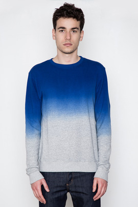 Robert Geller Exclusive Cobalt Dip-Dye Sweatshirt