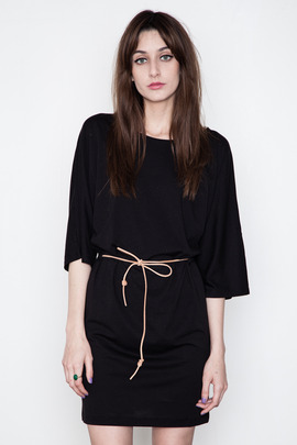 Minimarket Black Issa Belted Dress